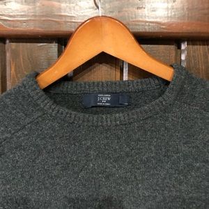 Grey J Crew Wool sweater